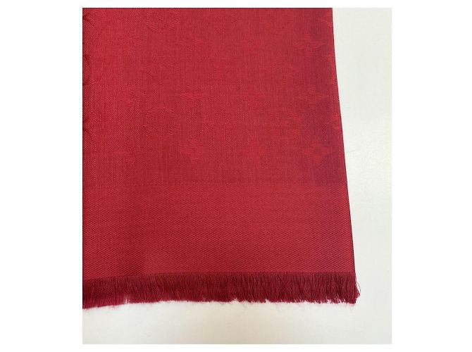 SCIALLE LOUIS VUITTON MONOGRAM POMME D'AMOUR M72237 Rosso - vista 9