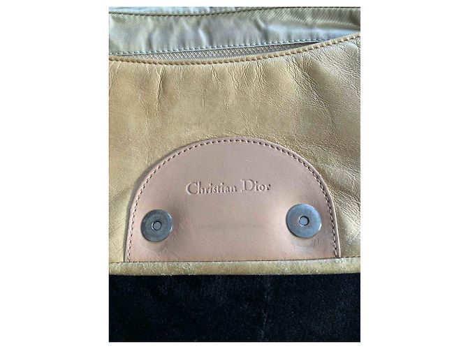 Borsa Dior Malice beige in pelle - vista 11