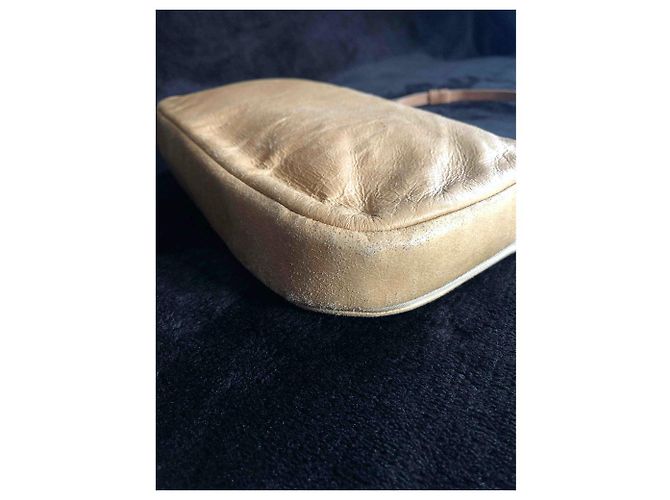 Borsa Dior Malice beige in pelle - vista 5