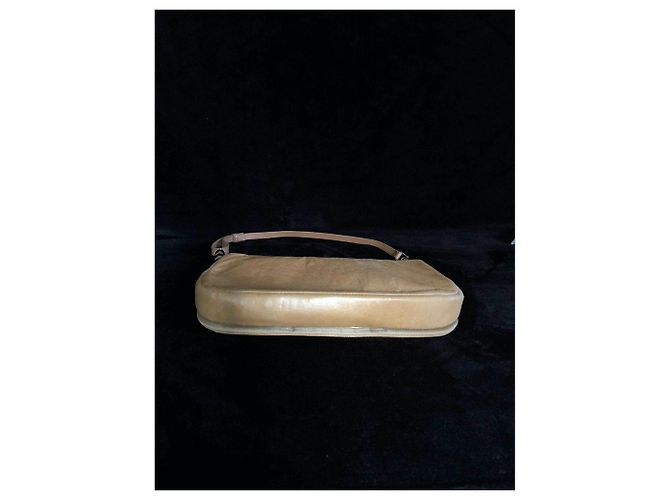 Borsa Dior Malice beige in pelle - vista 8