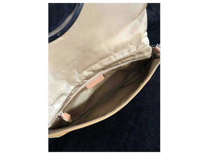 Borsa Dior Malice beige in pelle - vista 9