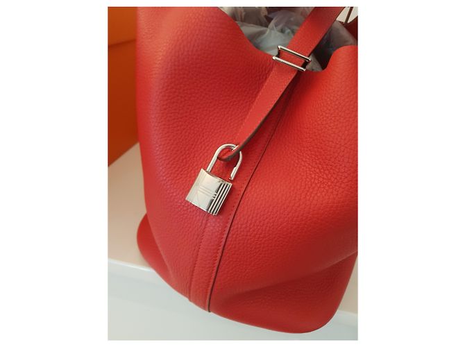 Hermès Picotin Lock 26 Roja - vista 8