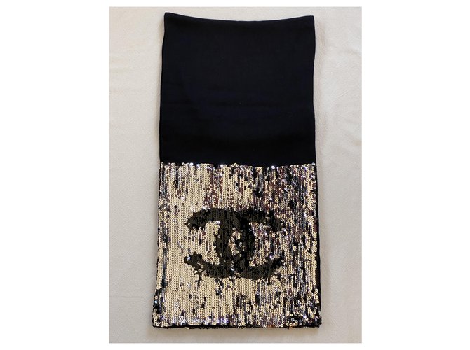 Chanel Bufandas Negro - vista 2