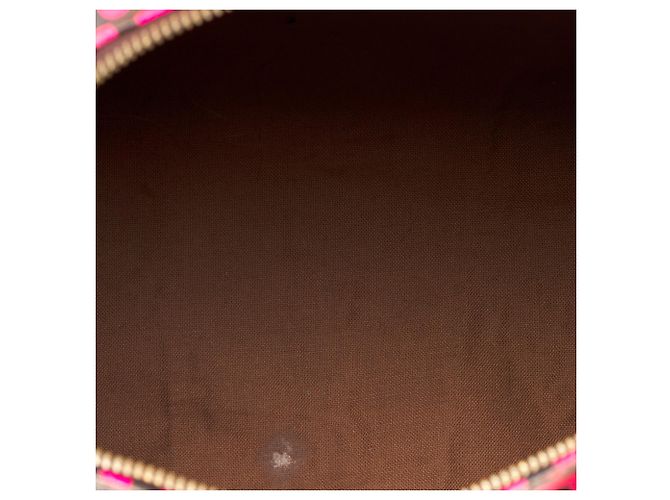 Rara borsa Louis Vuitton Speedy 30 edizione limitata "Graffiti" di Stephen Sprouse Marrone Rosa - vista 7
