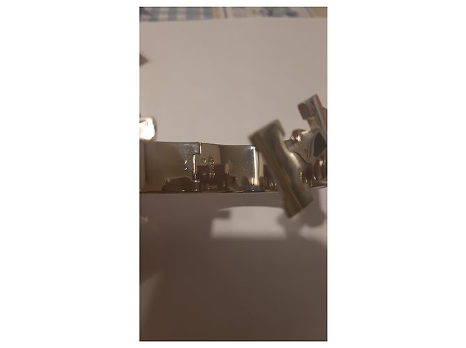 Hermès Clic H Armband rosa Metall Pink - Ansicht 2