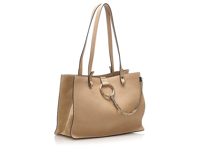 Chloé Borsa tote in pelle Faye marrone di Chloe - vista 2