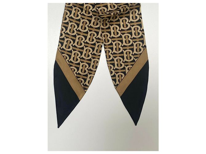 FOULARD CAPELLI BURBERRY MONOGRAMMA - vista 3