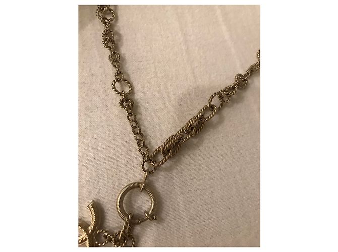 Collana Chanel color sabbia - vista 10