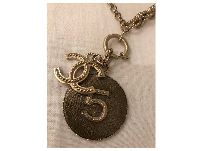 Collana Chanel color sabbia - vista 12