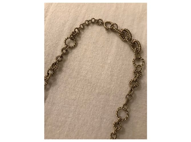 Collana Chanel color sabbia - vista 3