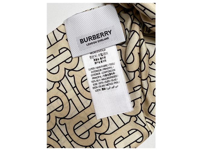 FOULARD CAPELLI BURBERRY PER CHIGNON - vista 4