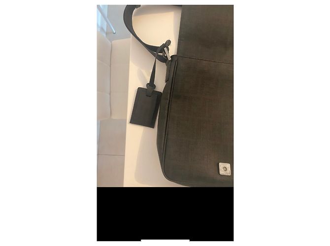 Fendi, Borsa a tracolla da uomo Grigio antracite - vista 2