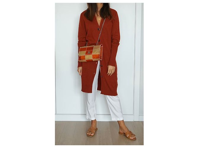 Chanel Bolsas Bege Laranja - vista 12