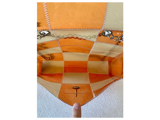 Chanel Bolsas Bege Laranja - vista 14