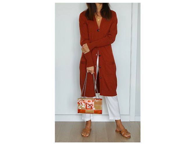 Chanel Bolsas Bege Laranja - vista 3