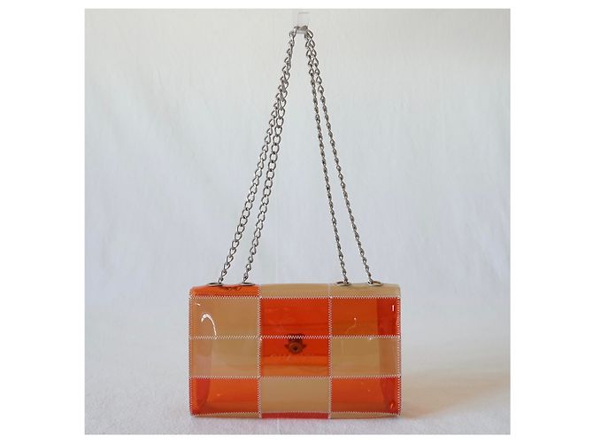 Chanel Bolsas Bege Laranja - vista 7