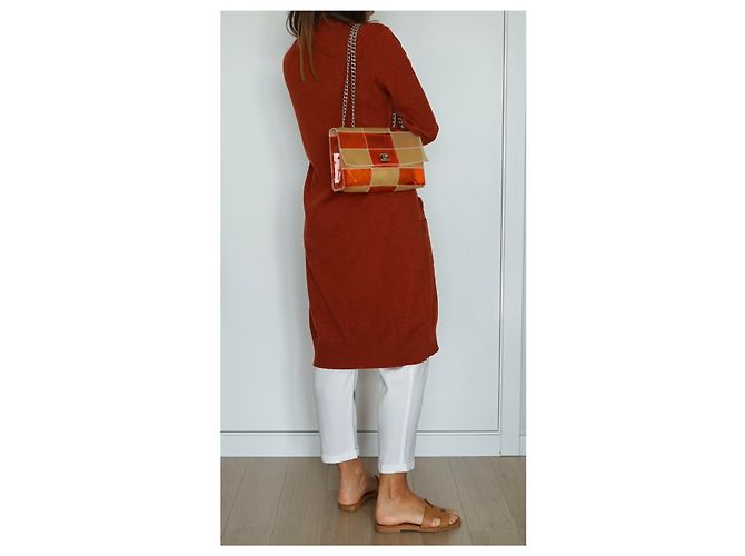 Chanel Bolsas Bege Laranja - vista 9