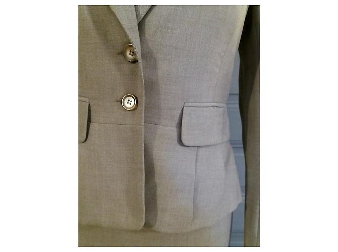 Sinéquanone Tailleur gonna Sinequanone Grigio - vista 3