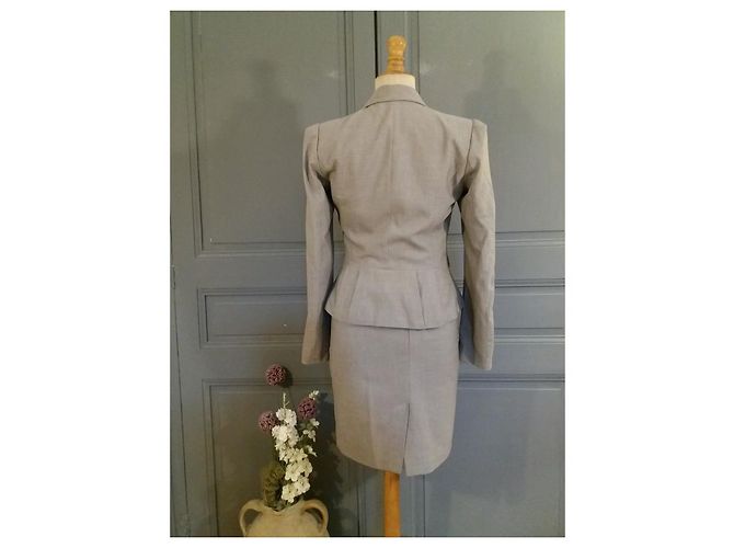 Sinéquanone Tailleur gonna Sinequanone Grigio - vista 5
