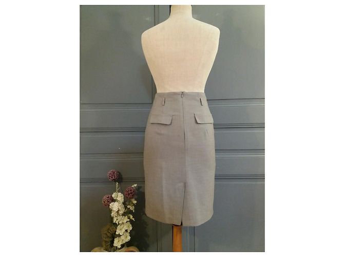 Sinéquanone Tailleur gonna Sinequanone Grigio - vista 7