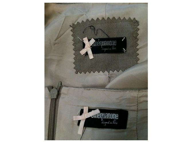Sinéquanone Tailleur gonna Sinequanone Grigio - vista 9