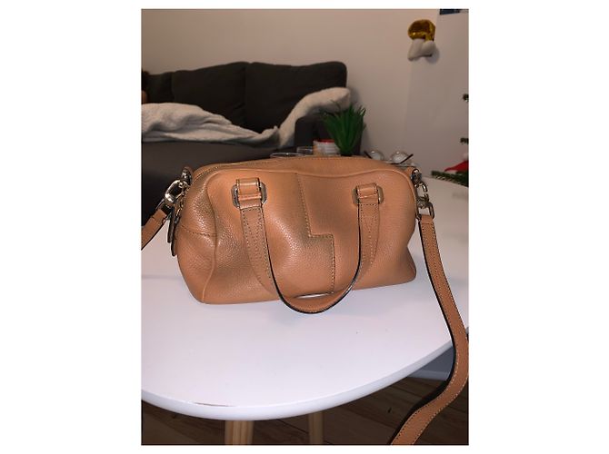 Borsa bowling Lancel Lola in pelle marrone Marrone chiaro - vista 2