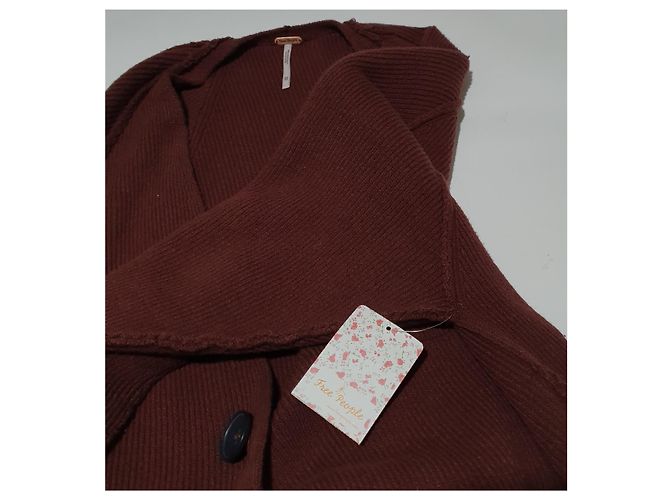 Free People Irreplaceable Plum Longline Cardigan - Ansicht 4
