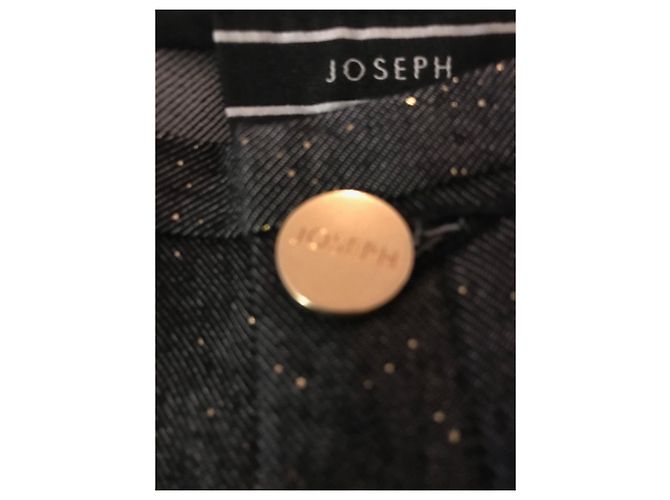 Vaqueros rectos Joseph grises con lentejuelas doradas Dorado - vista 6