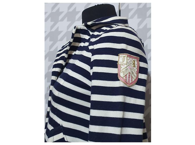 Blazer de rayas Juicy Couture Azul y Blanco Algodón - vista 3
