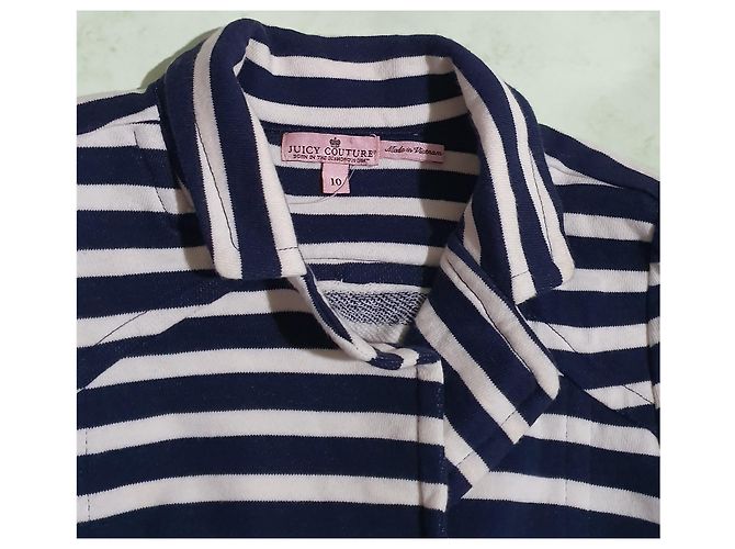 Blazer de rayas Juicy Couture Azul y Blanco Algodón - vista 5