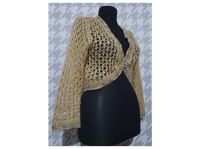 Day Birger & Mikkelsen Strickjacke beige Mohair - Ansicht 3