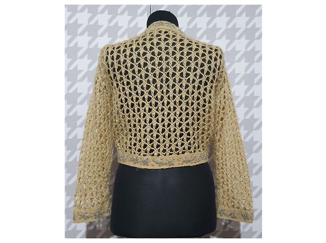 Day Birger & Mikkelsen Strickjacke beige Mohair - Ansicht 4
