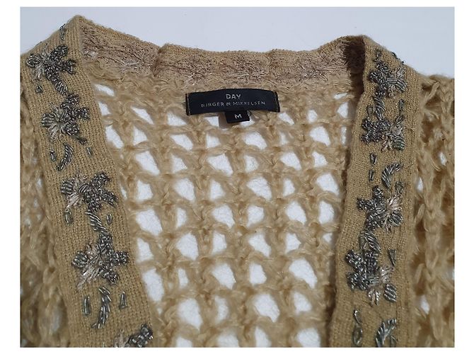 Day Birger & Mikkelsen Strickjacke beige Mohair - Ansicht 5