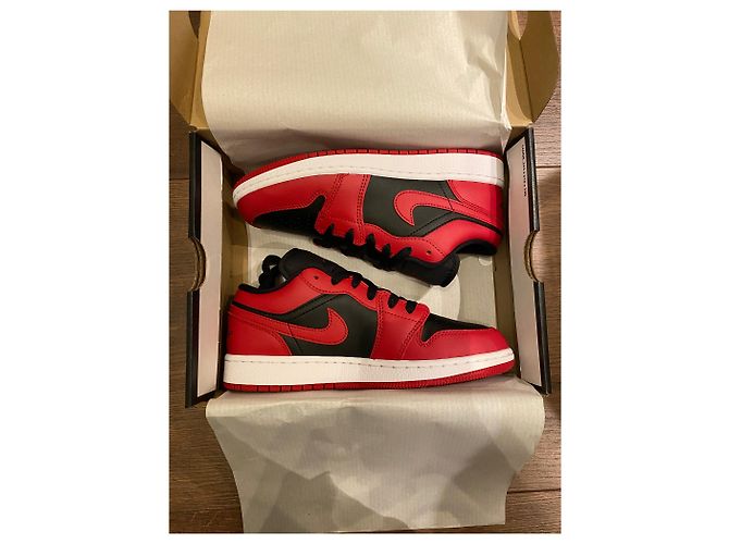 Nike x jordan reverse banned bred 36.5 Roja - vista 5