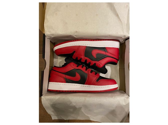 Nike, Nike x jordan reverse banned bred 38.5 Roja - vista 7