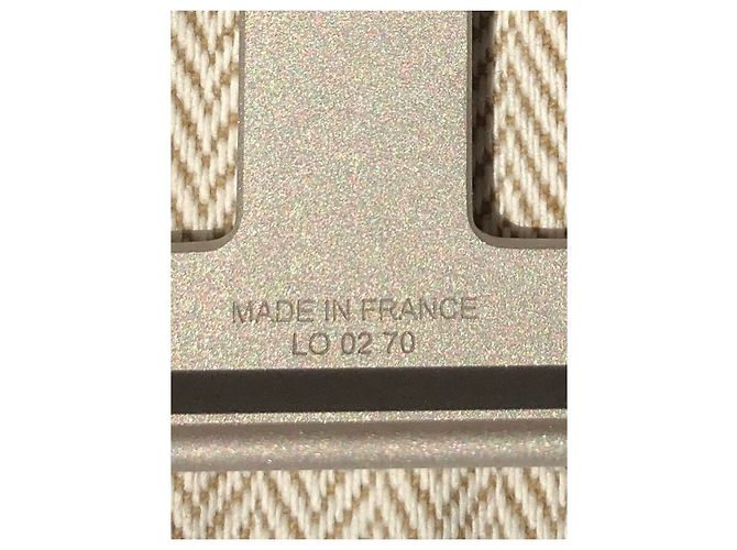 Hermès H Gürtelschnalle Grau - Ansicht 3