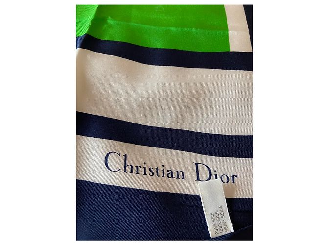 Christian Dior - Magnifica sciarpa di seta Multicolore - vista 2