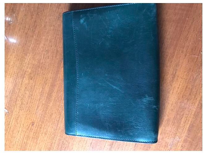 Pochette Céline in pelle verde scuro - vista 3