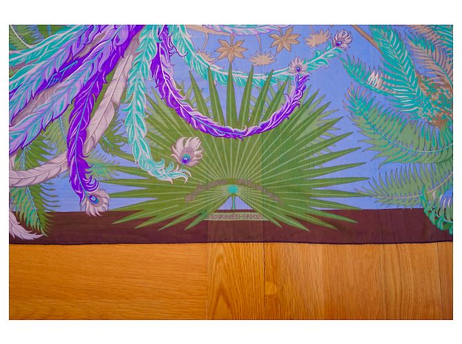 Hermès Lenços de seda Multicor - vista 2