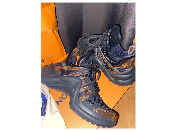 Louis Vuitton Archlight Sneaker Leder Schwarz - Ansicht 5