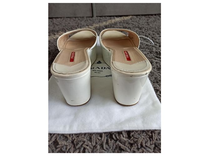 Prada Mules compensées - vue 6