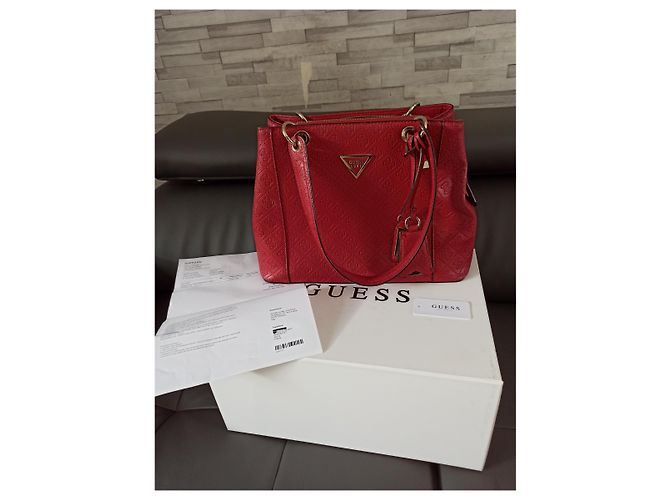 Borsa a mano Guess Vanessa Rossa in similpelle Rosso - vista 2