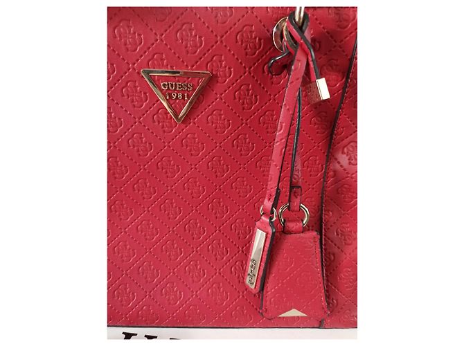 Borsa a mano Guess Vanessa Rossa in similpelle Rosso - vista 3