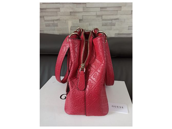 Borsa a mano Guess Vanessa Rossa in similpelle Rosso - vista 4