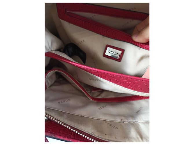 Borsa a mano Guess Vanessa Rossa in similpelle Rosso - vista 8