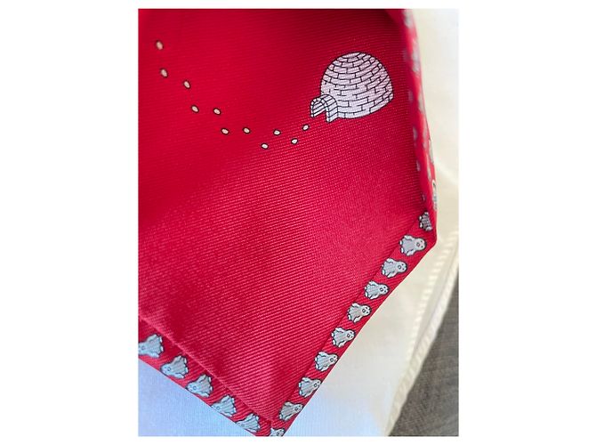 Hermès Pingloo twillbi tie Red - view 4
