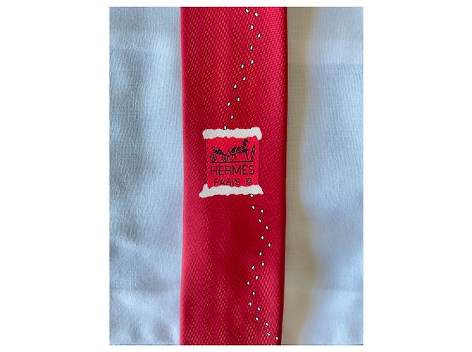 Hermès Pingloo twillbi tie Red - view 5