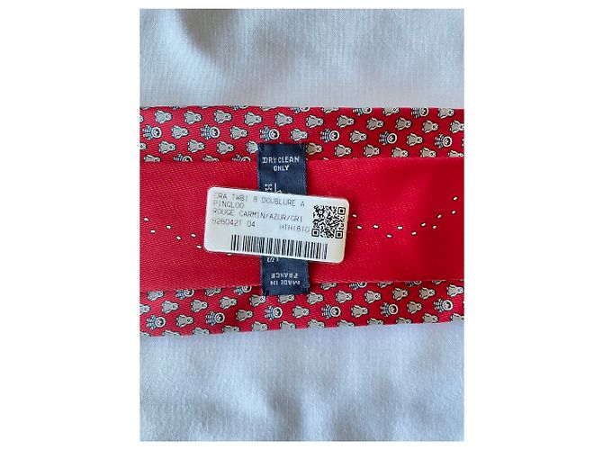 Hermès Pingloo twillbi tie Red - view 8