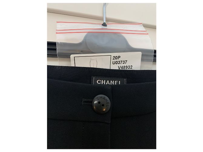 Chanel Pantalones, polainas Negro - vista 2