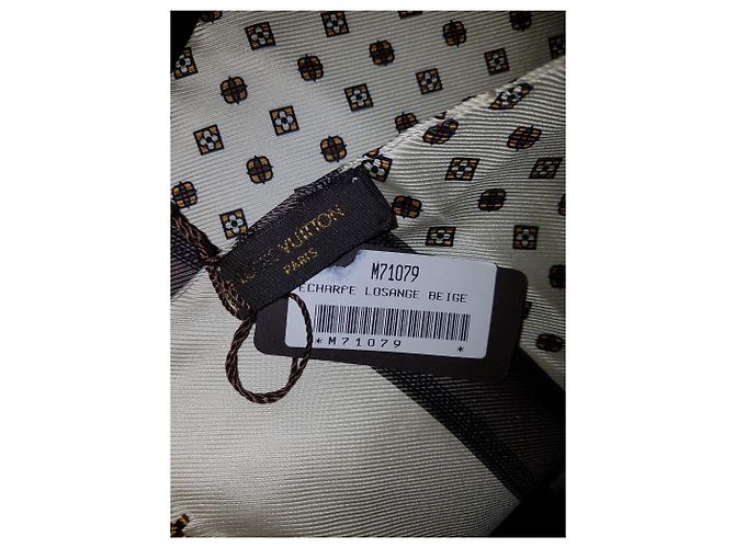 Louis Vuitton Herren Tücher Beige Dunkelbraun - Ansicht 4
